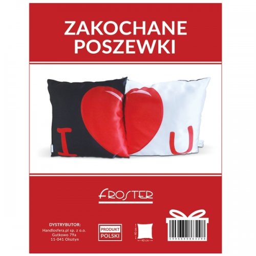 Froster Romantické povlaky na polštář I Love you 2 ks