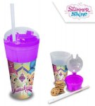 Javoli Plastový kelímok Shimmer and Shine 500 ml Snack Box