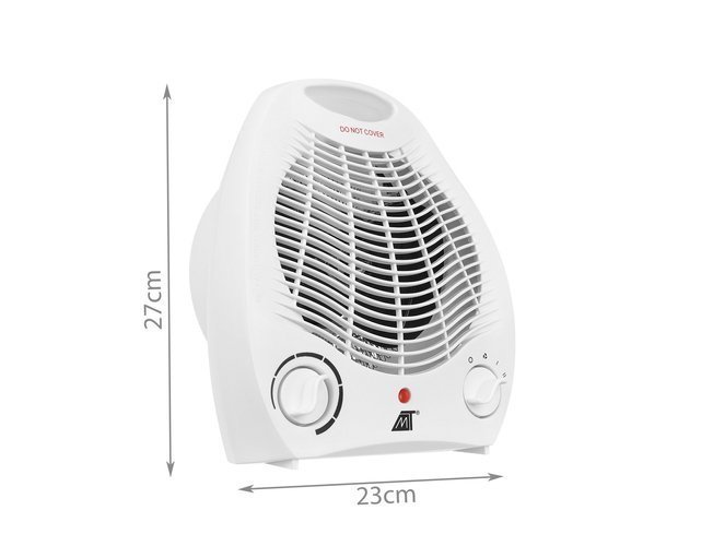 Malatec 10996 Teplovzdušný ventilátor 2000W biely