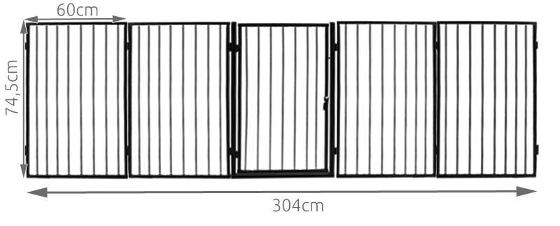 Kaminer BK-2961 Zábrana ku krbu 300cm