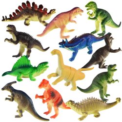 Kruzzel Figurky Dinosauři sada 12 ks 12-14 cm