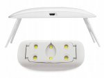 Verk 15668 Přenosná UV lampa na nehty Sun Mini 6 LED 18W bílá