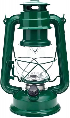 Pronett XJ3891 Petrolejová lampa 19 cm tyrkysová