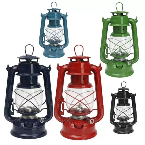 Pronett XJ3891 Petrolejová lampa 19 cm tyrkysová