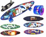 Azar Detský skateboard s potlačou 59 x 16 cm