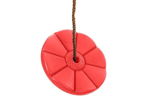 Verk 01534 Dětská houpačka disk průměr 27 cm červená