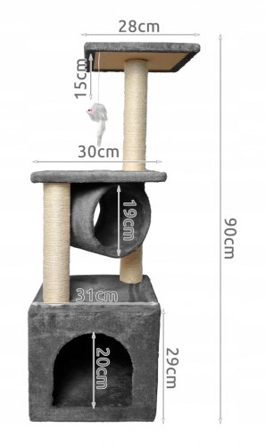 Malatec 9480 Škrabadlo 90 cm šedé