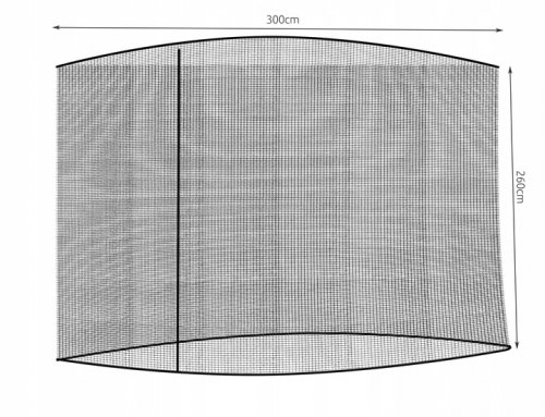 Malatec Moskytiéra na záhradný slnečník 260 x 300 cm