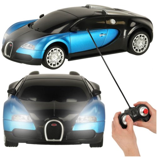 KIK KX9420 RC Bugatti Veyron 1:24 Blue Black Style