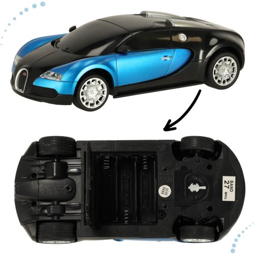 KIK KX9420 RC Bugatti Veyron 1:24 Blue Black Style