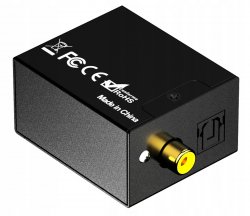 APT AK319A Prevodník SPDIF 2xRCA + JACK USB