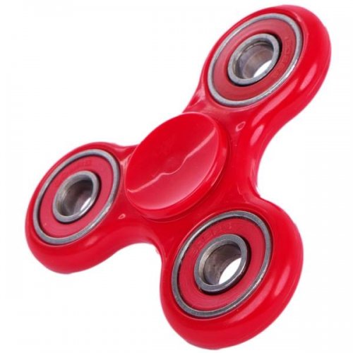 Antistresový Fidget Spinner 7cm - červený II