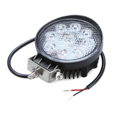 Verk 12248 Pracovné svetlo okrúhle 9 LED, 27W