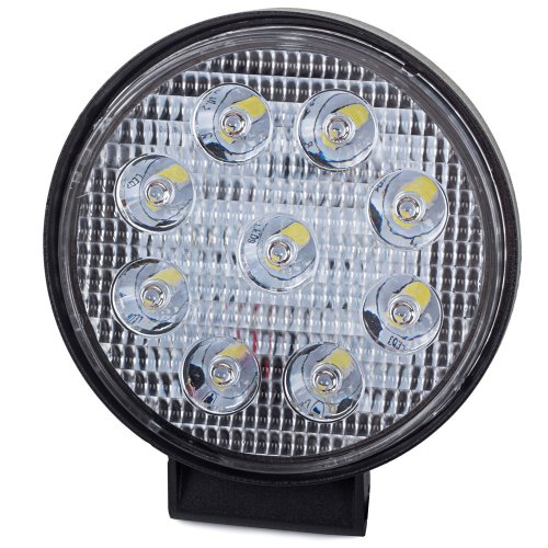 Verk 12248 Pracovné svetlo okrúhle 9 LED, 27W