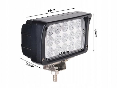 Verk 12247 Pracovné svetlo LED halogén 15 LED, 45 W, IP67