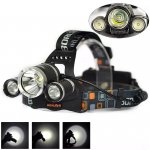 Pronett XT0111 Čelovka LED ZOOM  3 x LED T6 