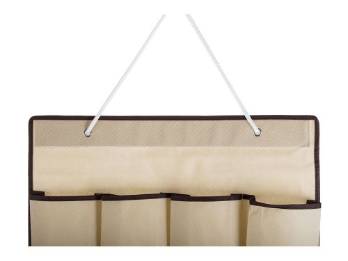 Verk 01348 Závěsný organizér s přihrádkami 128 x 45 cm béžová