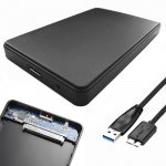 Verk 06223 Puzdro pre SATA HDD 2,5'' usb 3.0 čierne