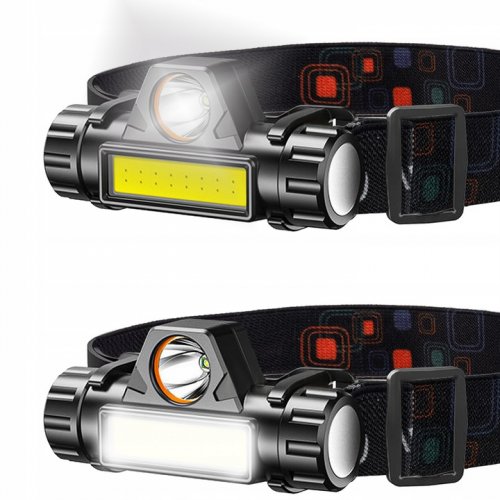 Trizand 18371 Čelovka LED COB 4v1