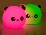 Verk 24079 Nočná RGB lampička dotyková panda USB 1200mAh s diaľkovým ovládaním