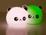 Verk 24079 Nočná RGB lampička dotyková panda USB 1200mAh s diaľkovým ovládaním