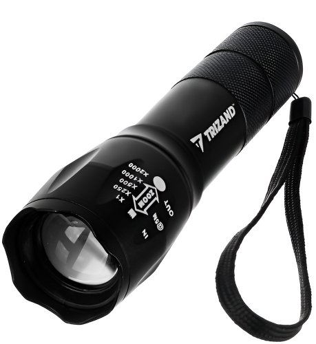 Trizand 18368 Svítilna T6, USB, LED CREE-XML-T6