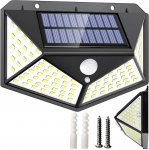 LEDLIGHT 0803 Solárne vonkajšie 100 LED SMD osvetlenie s pohybovým senzorom