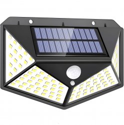 LEDLIGHT 0803 Solárne vonkajšie 100 LED SMD osvetlenie s pohybovým senzorom