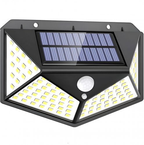 LEDLIGHT 0803 Solární venkovní 100 LED SMD osvětlení s pohybovým senzorem