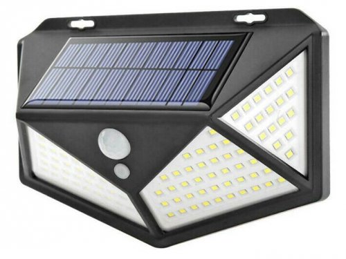 LEDLIGHT 0803 Solární venkovní 100 LED SMD osvětlení s pohybovým senzorem