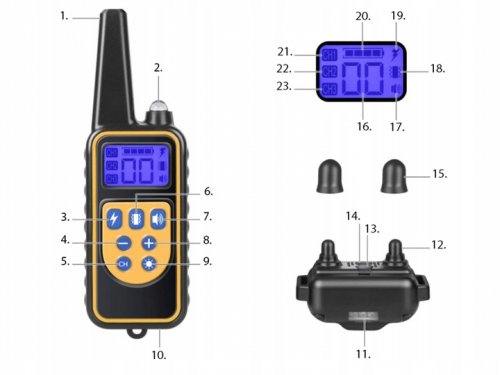 Verk 19317 Elektronický výcvikový obojok pre psov Strong 800m