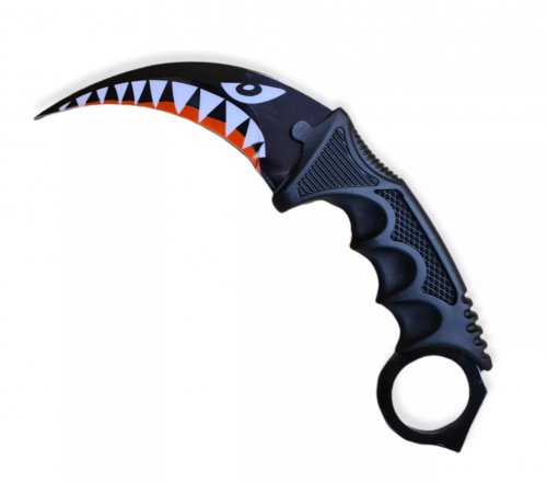 Foxter 1967 Nůž karambit s pouzdrem 19,5 cm, duhový