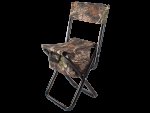 Verk 01674 Kempingová skládací židlička s kapsou hnědá