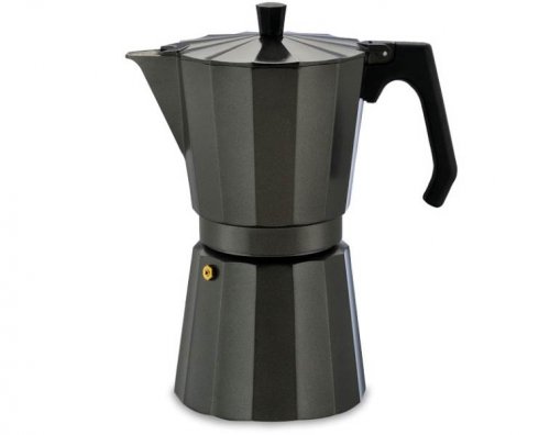 Verk 07042 Moka konvice 6 - 300 ml - černá