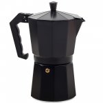 Verk 07043 Moka konvice 9 - 450 ml - černá