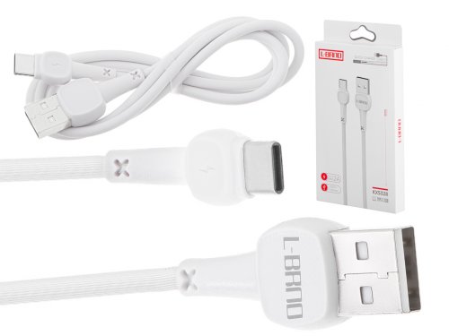 KIK KX5328 Synchronizační a nabíjecí kabel USB-C 1 M bílý