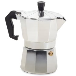 Verk 07037 Moka konvice 3 - 150 ml - stříbrná