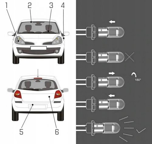 LedLight 2124 Autožárovka W5W T10 COB 2ks