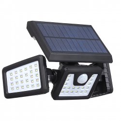 LedLight 2077 Solárne SMD LED osvetlenie s PIR čidlom pohybu, IP65, 2400 mAh