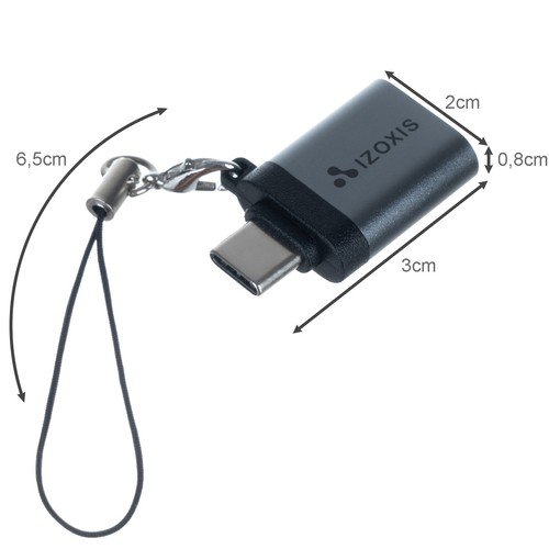 Izoxis 18932 Adaptér OTG USB 3.0 USB TYPE-C so šnúrkou