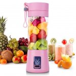 Foxter 2052 Prenosný smoothie mixér 380 ml ružový