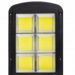 Izoxis 19443 Pouličné osvetlenie solárne 120 LED COB, IP65, 36 W, 500 lm čierne