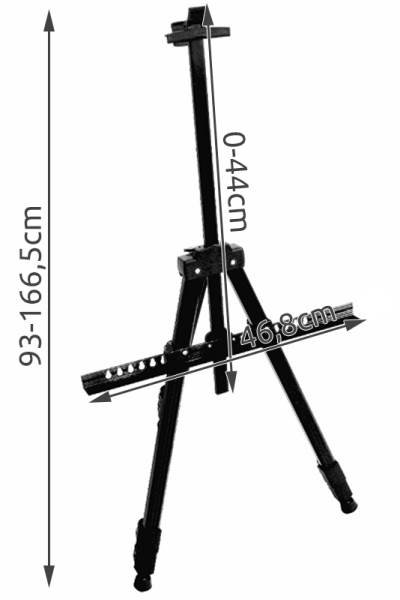 Maaleo 533 Hliníkový malířský stojan 160 cm