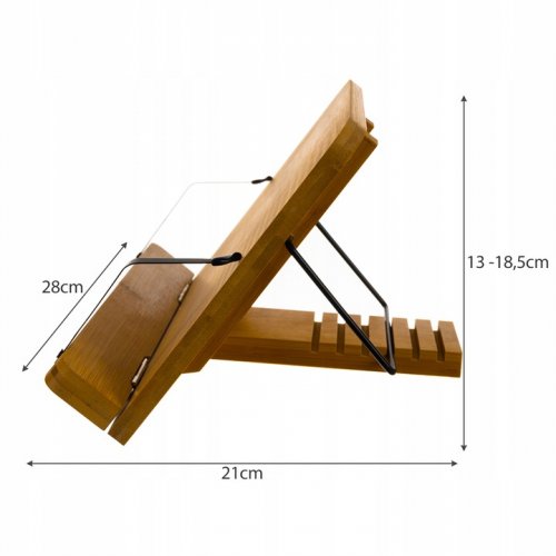 Malatec 19222 Dřevěný stojan na tablet a knihu