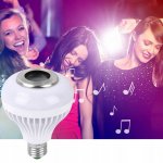 Verk 24271 LED RGB farebná žiarovka s Bluetooth reproduktorom