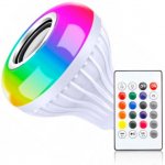 Verk 24271 LED RGB farebná žiarovka s Bluetooth reproduktorom