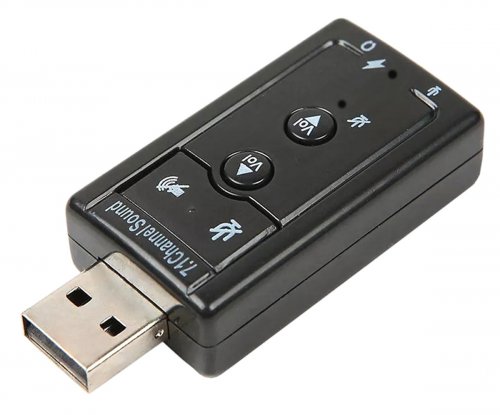 APT AK103B USB Zvuková karta 7.1 Vitrual 