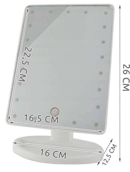 Soulima 5886 Kozmetické zrkadlo 22 LED