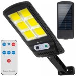 Verk 12276 Pouličné osvetlenie solárne 160 LED COB, IP67, 90 W, 15000 mAh čierne