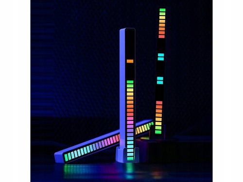 Verk 12277 LED ambientný RGB osvetlenie USB čierne